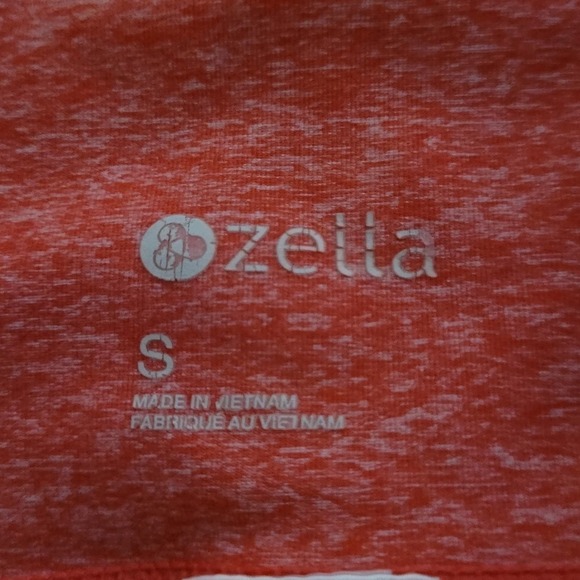 Zella Heathered Coral Pink Mid Rise Jogger Leggings - Picture 12 of 12